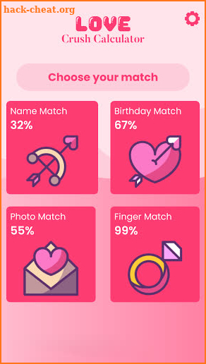 Love test - Love calculator screenshot