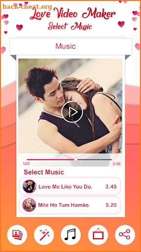 Love Video Maker - Slideshow Maker with Music screenshot