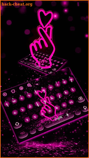 Love You Heart Keyboard screenshot