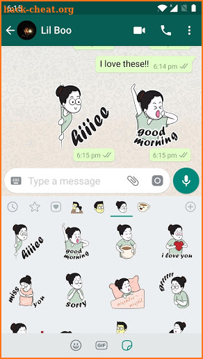 Lovehandle Comics Stickers screenshot