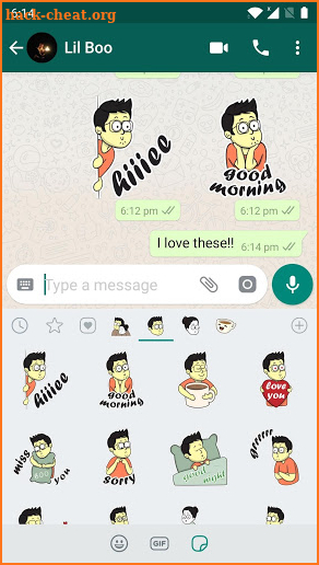 Lovehandle Comics Stickers screenshot