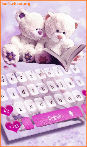 Lovely Bear Keyboard theme screenshot