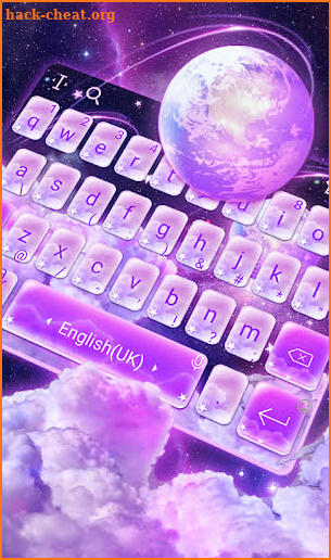 Lovely Dream Starry World Keyboard Theme screenshot