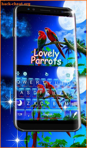 Lovely Parrots Keyboard Theme screenshot