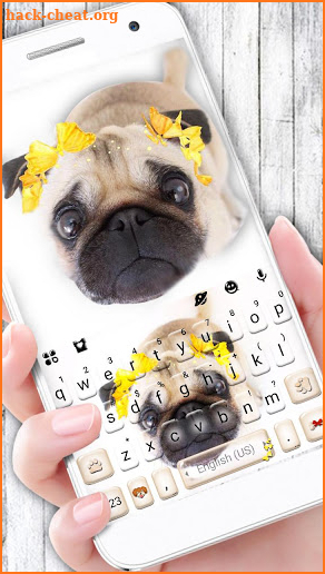 Lovely Puppy Keyboard Theme screenshot