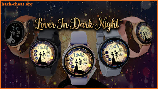 Lover In Dark Night -Watchface screenshot