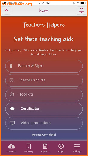 LoveWorld Children's Ministry app screenshot