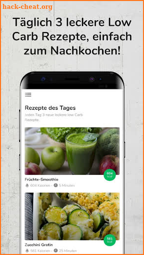 Low Carb Rezepte & Ernährungsplan zum Abnehmen screenshot