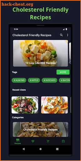 Low Cholesterol Recipes: Cholesterol Diet Recipes screenshot