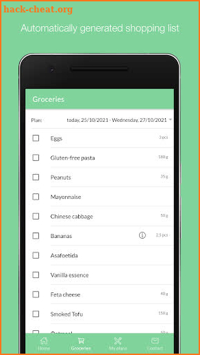 Low FODMAP Diet Planner screenshot