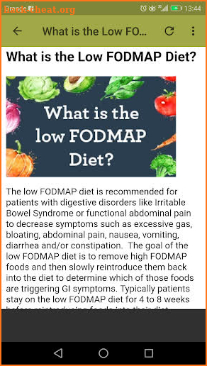 Low FODMAP Diet Recipes screenshot