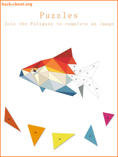 Low Poly Puzzle Jigsaw Book screenshot