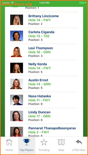 LPGA Fan Experience screenshot