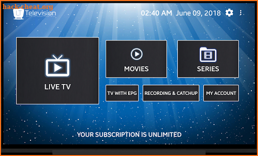 LT Television Reseller Demo screenshot