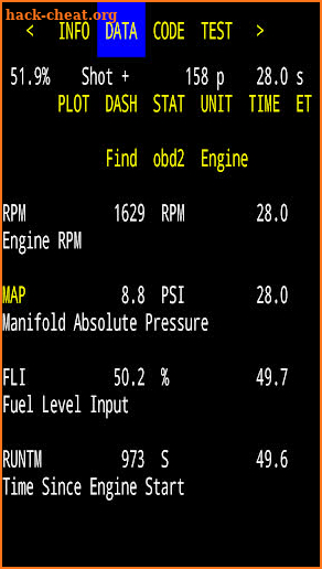 Lucerne 06-08 + All OBD2 scan tool screenshot