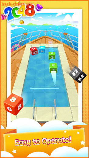 Lucky 2048 - Cube Merge Game screenshot