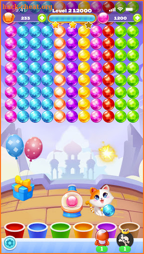 Lucky Cat: bubble shooter screenshot