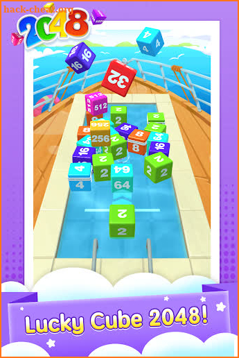 Lucky Cube 2048 -3D Merge Game screenshot