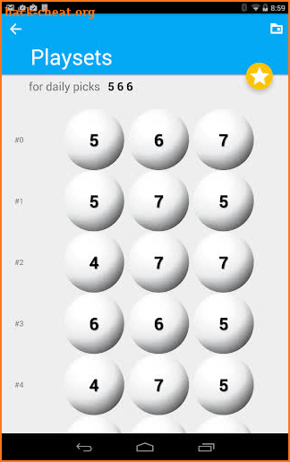 Lucky Daily 3 Lotto Generator screenshot