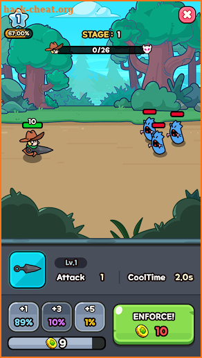 Lucky Guy! Defense Game screenshot