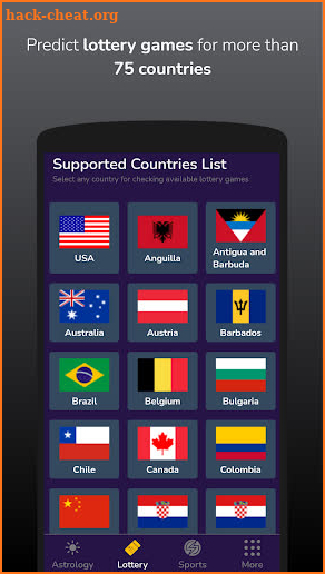 Lucky Lottery Prediction App screenshot