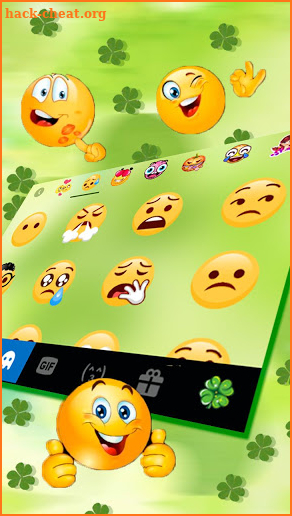 Lucky St Patrick Keyboard Theme screenshot