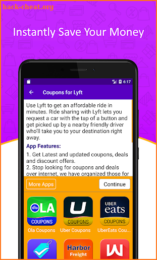 Lucky Taxi Coupons for Lyft screenshot