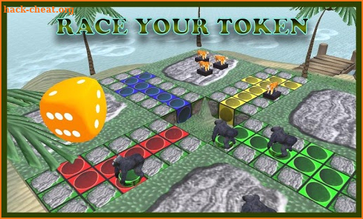 Ludo Jumanji Game Board 3D screenshot