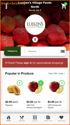 Lueken's Village Foods screenshot