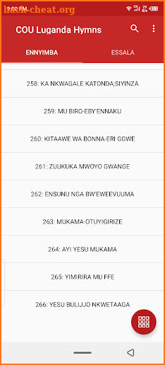 Luganda Anglican Hymns Luganda Anglican Hymns book screenshot