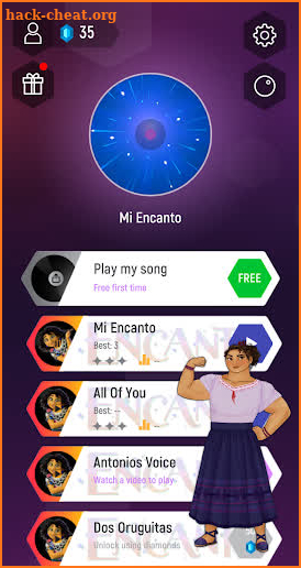 Luisa Encanto Songs Tiles Hop screenshot