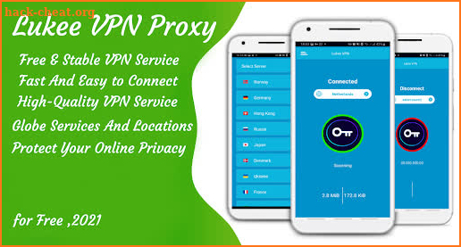 LuKee VPN Proxy - Free Unlimited VPN screenshot