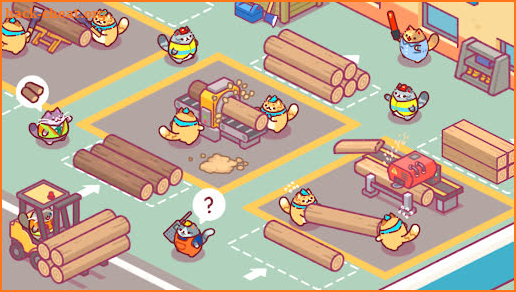 Lumbercat: Cute Idle Tycoon screenshot