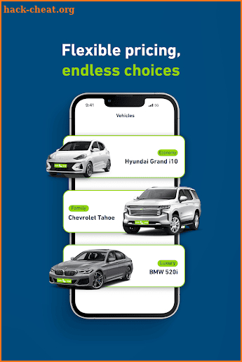 Lumi car rental screenshot