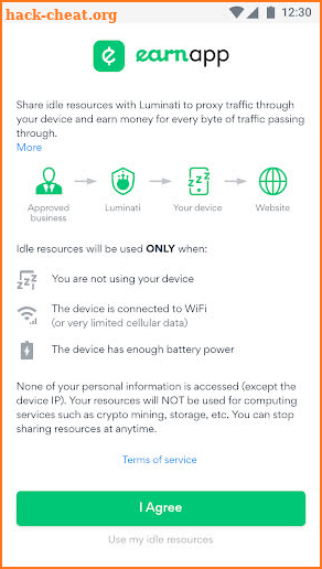 Luminati EarnApp - Make money from your phone screenshot