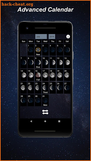 Lunar Phase - Moon Phases Calendar screenshot