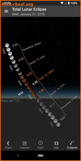 Lunescope Free - Moon & Eclipse Viewer screenshot