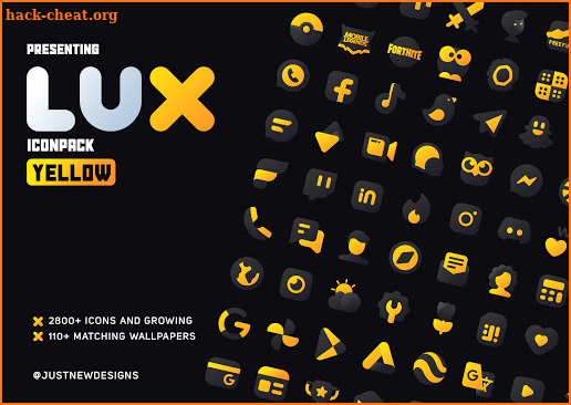 LuX Yellow IconPack screenshot