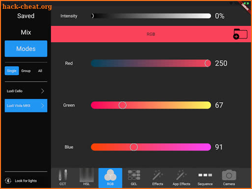 Luxli Composer screenshot