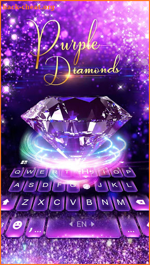 Luxury Diamond keyboard - 3D Live screenshot