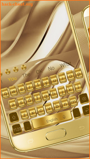 Luxury Gold Keyboard screenshot