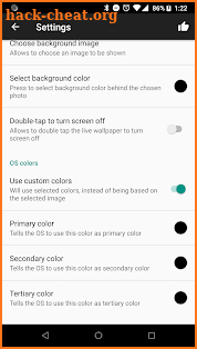 LWP+ - live wallpaper with customized colors screenshot