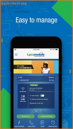 Lycamobile USA screenshot