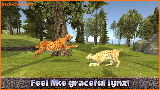 Lynx Family Wildlife Survival Simulator screenshot