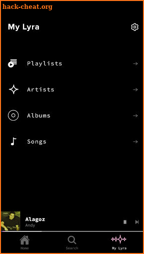 Lyra Music screenshot