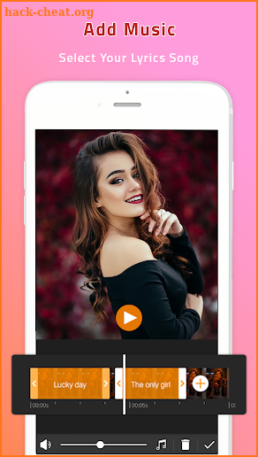 Lyrical Video Maker App- lyrically status maker screenshot
