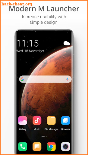 M Launcher screenshot