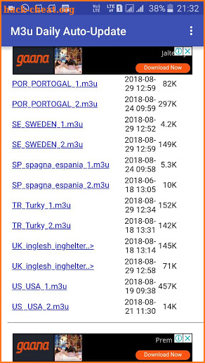 M3u Daily Auto-Update screenshot