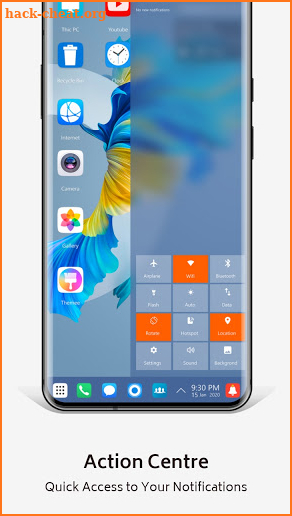 M40 theme for computer launcher screenshot