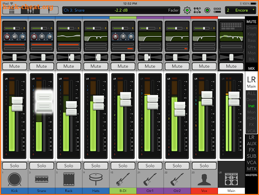 Mackie Master Fader 5 screenshot